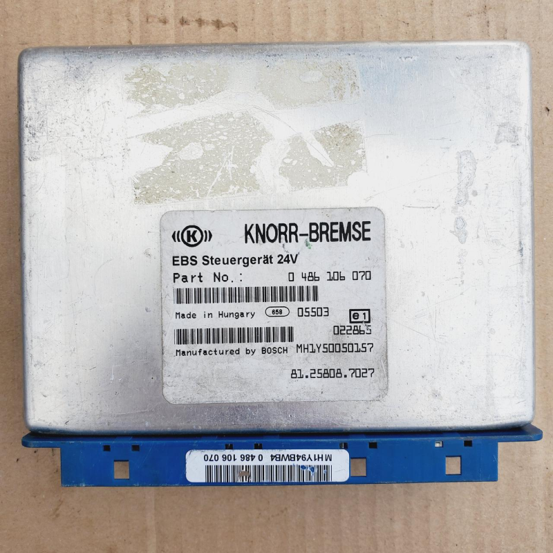 Блок управління EBS MAN 81258087027 Knorr-Bremse 0486106070 Блок управління EBS MAN 81258087027 Knorr-Bremse 0486106070