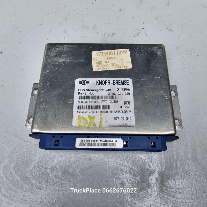 Блок керування EBS RENAULT DXI 20777347   Knorr-Bremse 0486106080